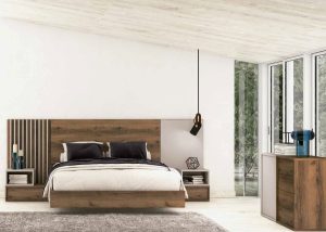 Continuous panel bedroom by Tendencias Marin
