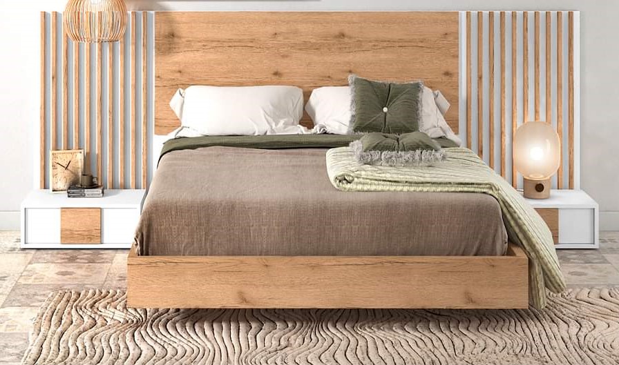Continuous panel bedroom by Tendencias Marin